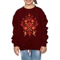 Miniatyrbillede 3 af 5: Harry Potter Girls Christmas Fair Isle Sweatshirt