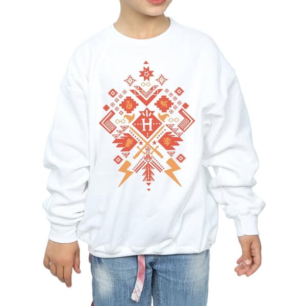 Harry Potter Girls Christmas Fair Isle Sweatshirt