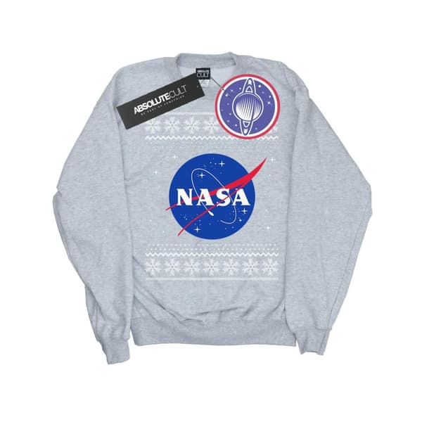NASA Girls Classic Fair Isle Sweatshirt