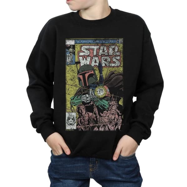 Star Wars Pojkar Boba Fett Comic Sweatshirt