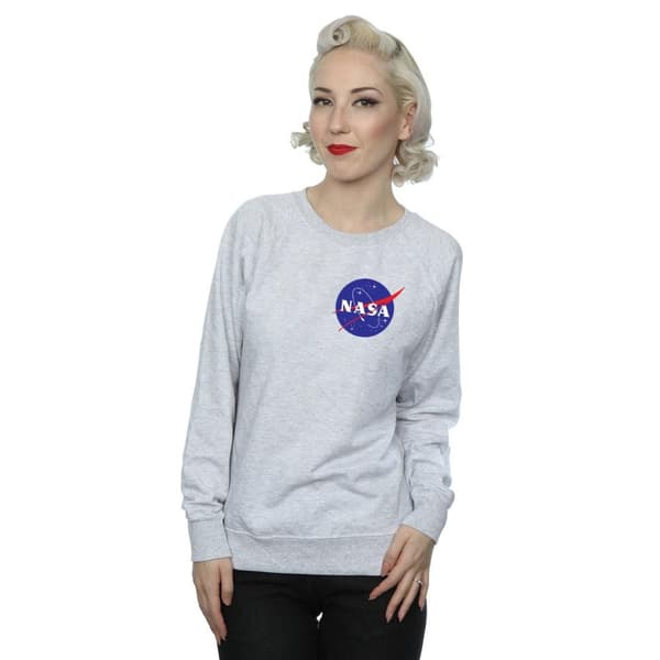 NASA Womens/Ladies Classic Insignia Chest Logo Sweatshirt