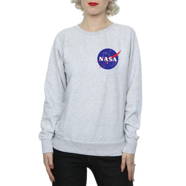 NASA Womens/Ladies Classic Insignia Chest Logo Sweatshirt