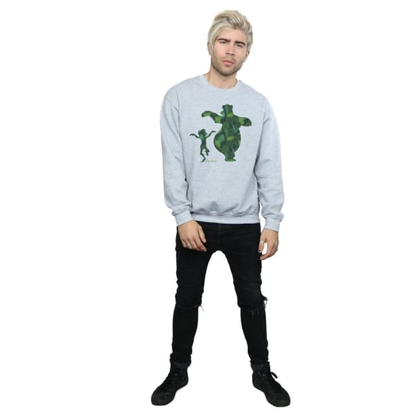 Disney Mens The Jungle Book Mowgli And Baloo Dance Sweatshirt