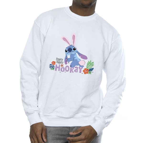 Disney Lilo & Stitch Hippity Hop Stitch-tröja, herr