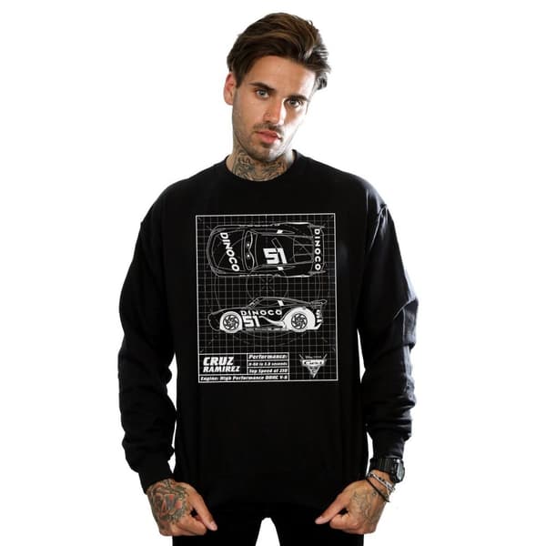 Disney Herr Cars Cruz Ramirez Blueprint Sweatshirt
