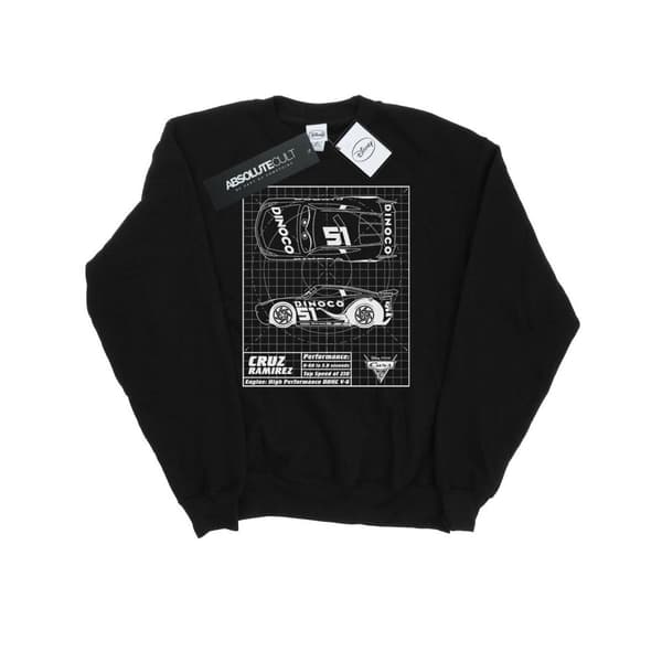 Disney Herr Cars Cruz Ramirez Blueprint Sweatshirt