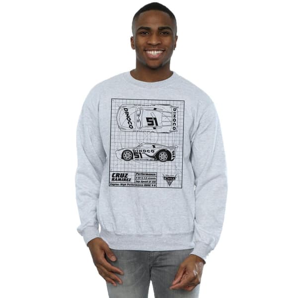 Disney Herr Cars Cruz Ramirez Blueprint Sweatshirt