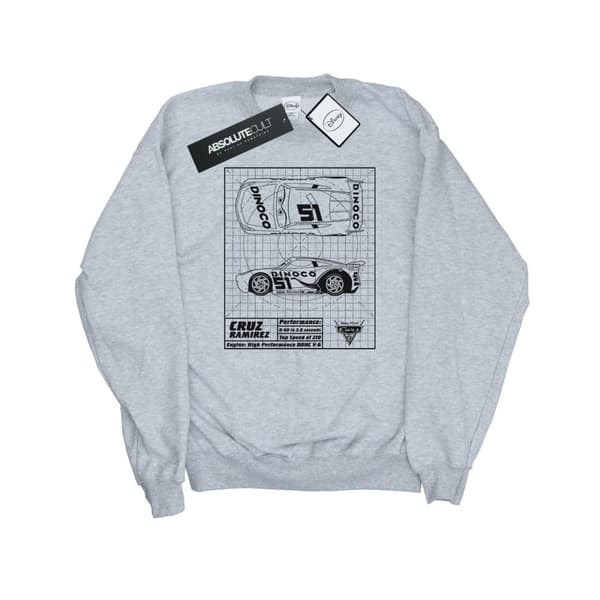 Disney Herr Cars Cruz Ramirez Blueprint Sweatshirt