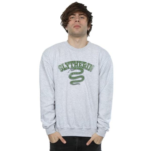 Harry Potter Mens Slytherin Sport Emblem Sweatshirt