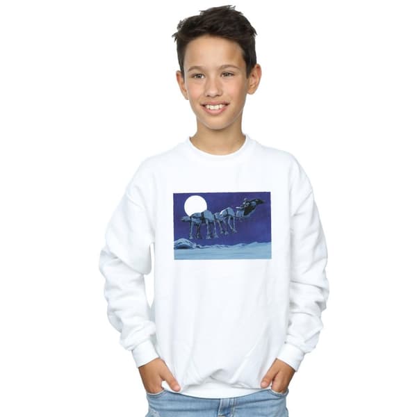 Star Wars Boys Christmas AT-AT Sleigh Sweatshirt
