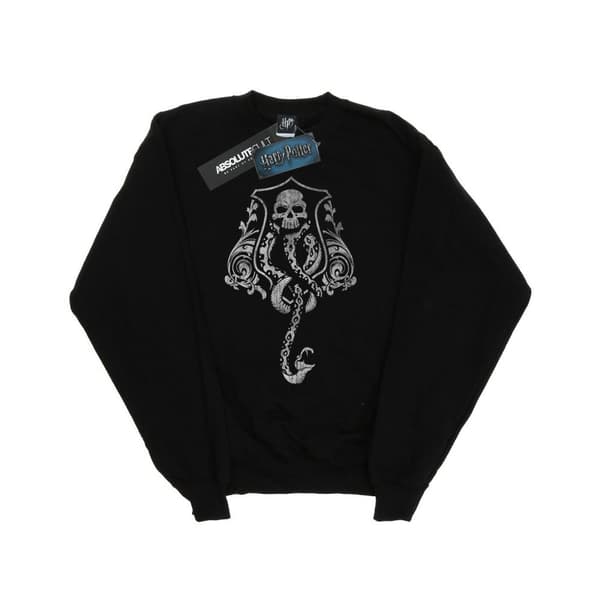 Harry Potter Boys Dark Mark Crest Sweatshirt Black 12-13 Years