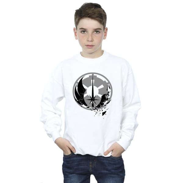 Star Wars Boys Obi-Wan Kenobi Fractured Logos Sweatshirt