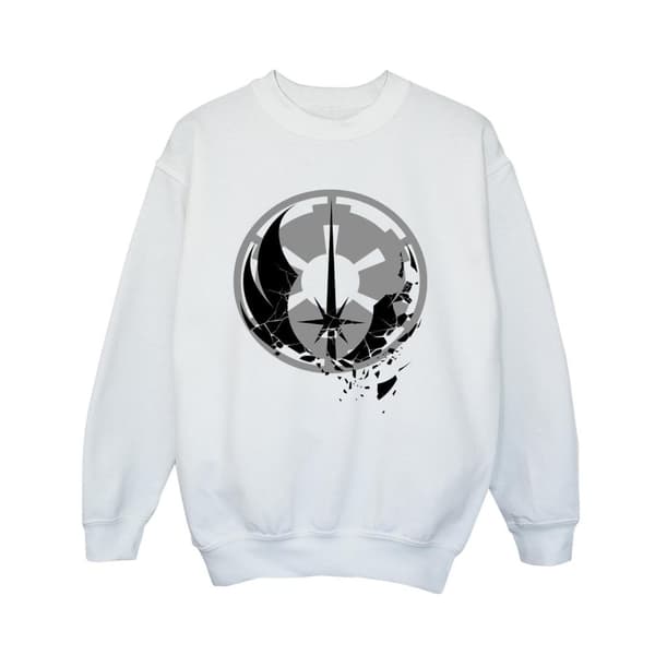Star Wars Boys Obi-Wan Kenobi Fractured Logos Sweatshirt