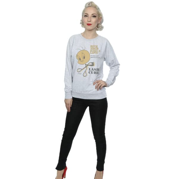 Looney Tunes Dam/Tjej Tweety Pie Lash Curl Sweatshirt