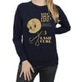 Miniatyrbild 3 av 5: Looney Tunes Dam/Tjej Tweety Pie Lash Curl Sweatshirt
