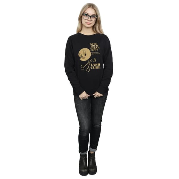 Looney Tunes Dam/Tjej Tweety Pie Lash Curl Sweatshirt