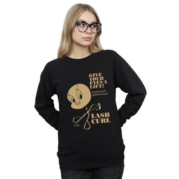 Looney Tunes Dam/Tjej Tweety Pie Lash Curl Sweatshirt