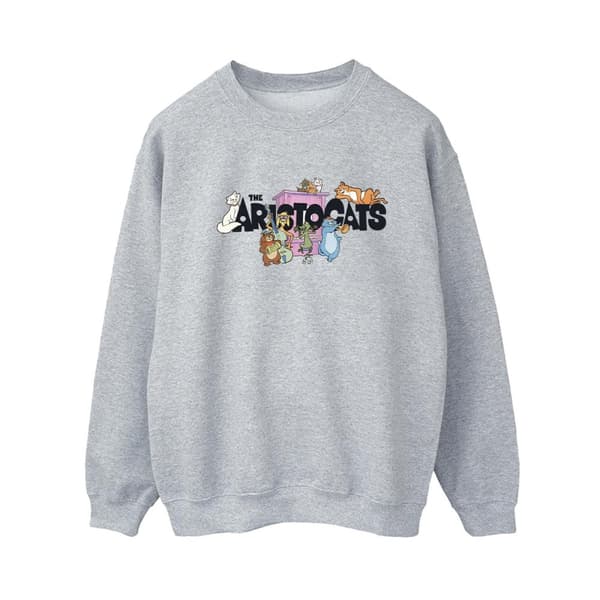 Disney Womens/Ladies The Aristocats Music Logo Sweatshirt