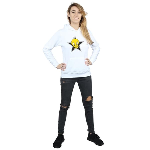 Looney Tunes Tweety Pie Star Hoodie - dam/dam