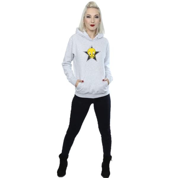 Looney Tunes Tweety Pie Star Hoodie - dam/dam