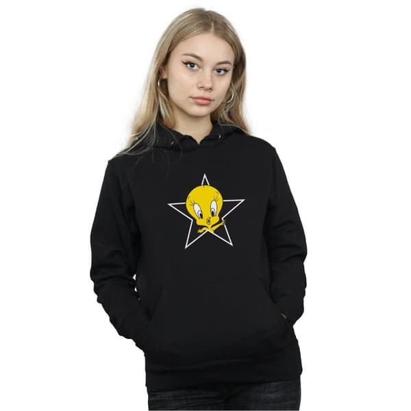 Looney Tunes Womens/Ladies Tweety Pie Star Hoodie