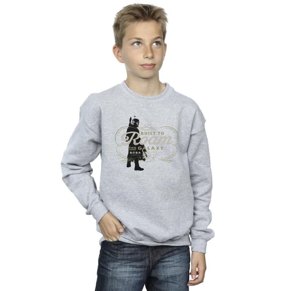 Star Wars Pojkar The Book Of Boba Fett Built To Roam Sweatshirt