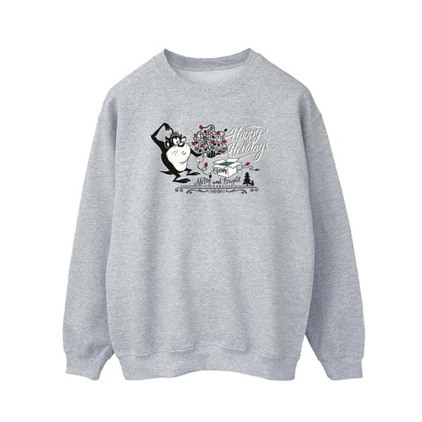 Looney Tunes Sweatshirt - Happy Holidays, herr