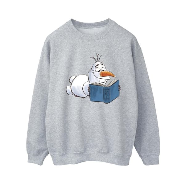 Disney Dam/Tjej Frozen Olaf Reading Sweatshirt