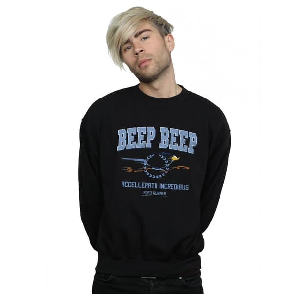 Looney Tunes Mens Road Runner Beep Beep Sweatshirt