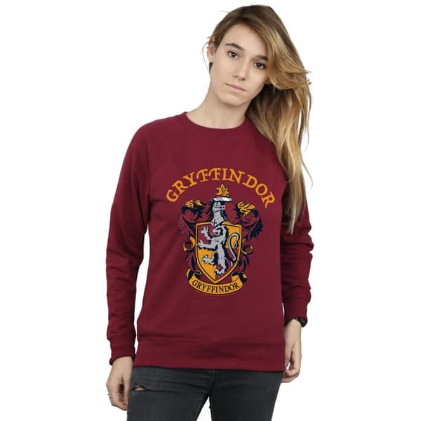 Harry Potter Sweatshirt med Gryffindors vapensköld för kvinnor/damer