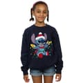 Miniatyrbild 2 av 3: Disney Lilo And Stitch - Sweatshirt med julbelysning för flickor