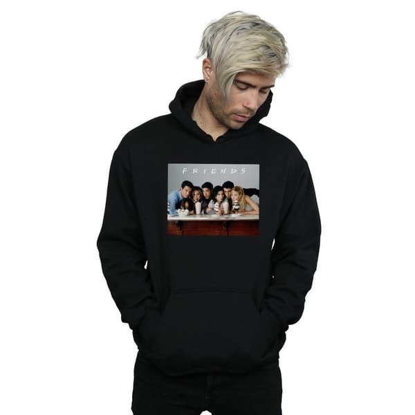Friends Mens Group Photo Milkshakes Hoodie