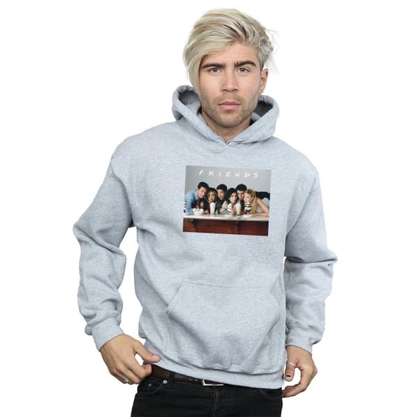 Friends Mens Group Photo Milkshakes Hoodie