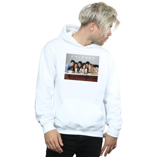 Friends Mens Group Photo Milkshakes Hoodie