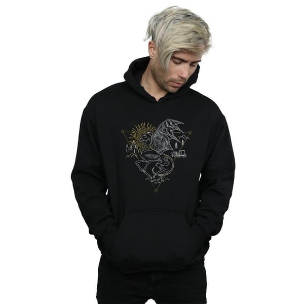 Harry Potter Mens Thestral Line Art Hoodie