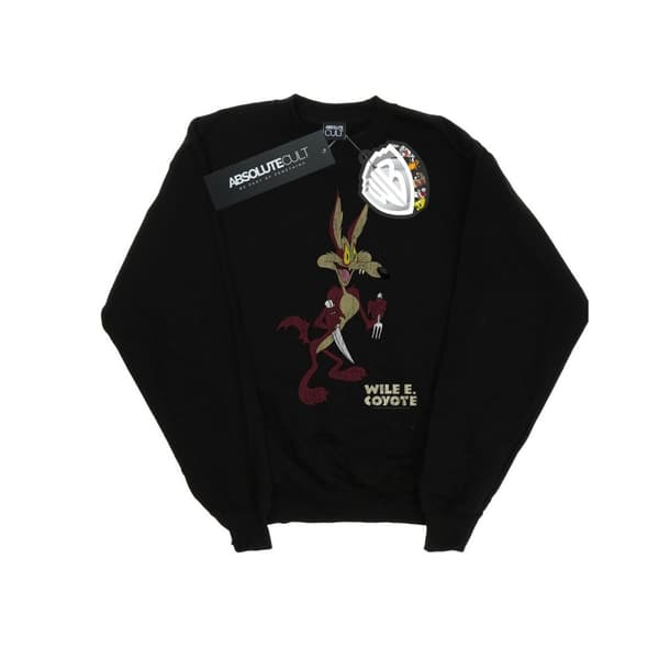 Looney Tunes Girls Wile E Coyote Distressed Sweatshirt