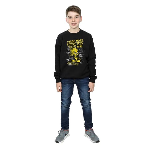 Looney Tunes Boys Tweety Pie More Puddy Tats Sweatshirt