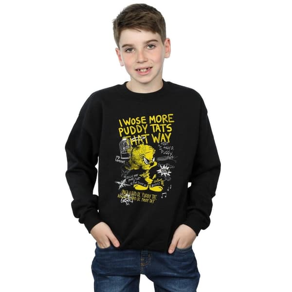 Looney Tunes Boys Tweety Pie More Puddy Tats Sweatshirt