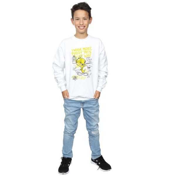 Looney Tunes Boys Tweety Pie More Puddy Tats Sweatshirt