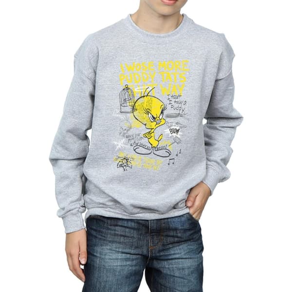 Looney Tunes Boys Tweety Pie More Puddy Tats Sweatshirt