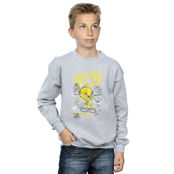 Looney Tunes Boys Tweety Pie More Puddy Tats Sweatshirt