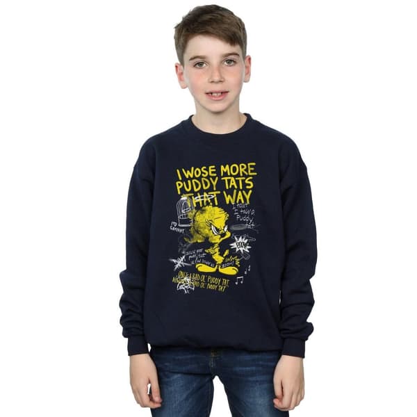 Looney Tunes Boys Tweety Pie More Puddy Tats Sweatshirt