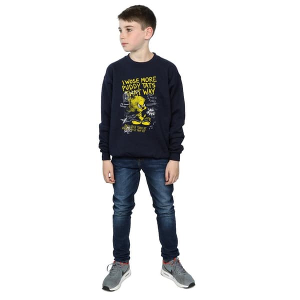 Looney Tunes Boys Tweety Pie More Puddy Tats Sweatshirt