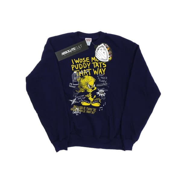 Looney Tunes Boys Tweety Pie More Puddy Tats Sweatshirt