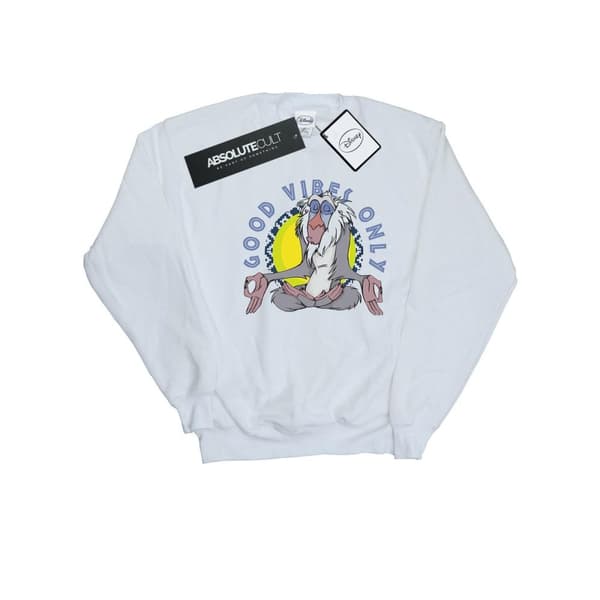 Disney Mens The Lion King Rafiki Good Vibes Only Sweatshirt