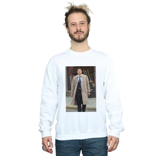 Supernatural Mens Castiel Photograph Sweatshirt