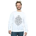 Miniatyrbilde 2 av 5: Harry Potter Mens Hogwarts Draco Dormiens Crest Sweatshirt