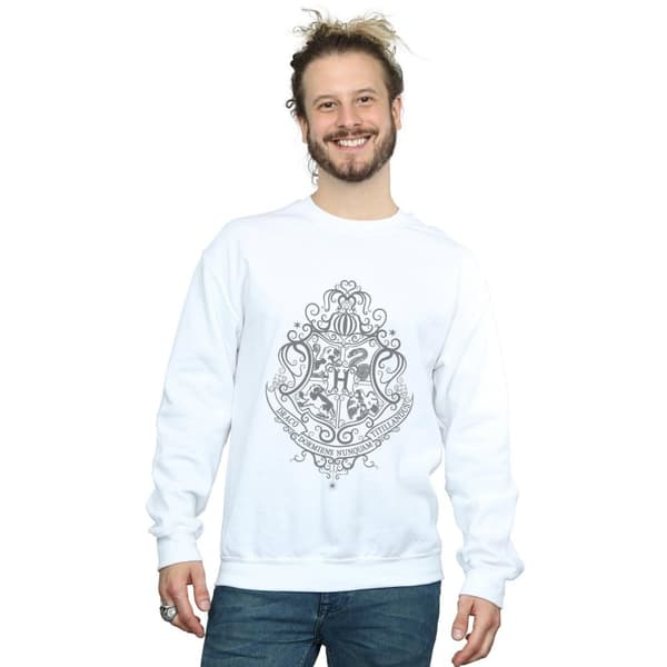 Harry Potter Mens Hogwarts Draco Dormiens Crest Sweatshirt