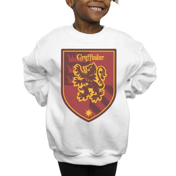 Harry Potter Girls Gryffindor Crest Flat Sweatshirt