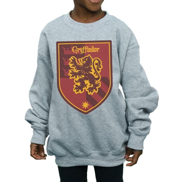 Harry Potter Girls Gryffindor Crest Flat Sweatshirt